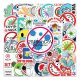 (image for) COVID-19 Prevention Decal Stickers Non Repeating Vinyl 50pcs