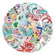 (image for) COVID-19 Prevention Decal Stickers Non Repeating Vinyl 50pcs