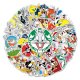 (image for) Bugs Bunny Looney Tunes Decal Stickers Non Repeating Vinyl 50pcs