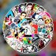(image for) Ronaldo Decal Vinyl Stickers Soccer Non Repeating 50pc (0103 #2)