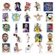 (image for) Steph Curry Golden State Decal Stickers Non Repeating Vinyl 50pc