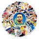 (image for) Steph Curry Golden State Decal Stickers Non Repeating Vinyl 50pc
