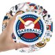 (image for) Baseballs Best Players Decal Stickers Non Repeating Vinyl 50pc
