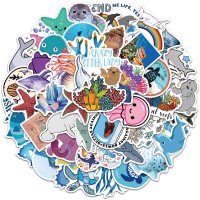 (image for) Sea Life Conservation #2 Decal Stickers Non Repeating 50pcs