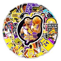 (image for) Kobe Bryant Lakers #2 Decal Stickers Non Repeating Vinyl 50pcs
