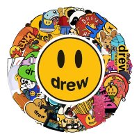 (image for) Drew Justin Bieber Decal Stickers Non Repeating Vinyl 54pc