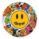 (image for) Drew Justin Bieber Decal Stickers Non Repeating Vinyl 54pc