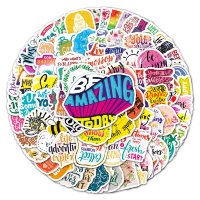 (image for) Motivational Quotes (2) Decal Stickers Non Repeating 100 pcs