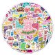 (image for) Motivational #2 Inspirational Decal Stickers Non Repeat 100 pcs