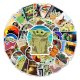 (image for) Mandalorian Baby Yoda Decal Stickers Non Repeating Vinyl 50 pcs