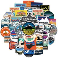 (image for) Patagonia Outdoor Gear Decal Stickers Non Repeating Vinyl 50 pcs