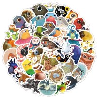 (image for) Birds Animated Fun Decal Stickers Mixed Non Repeating 50 pcs