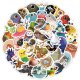 (image for) Birds Animated Fun Decal Stickers Mixed Non Repeating 50 pcs