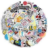(image for) Volley Ball Amature Pro Fun Decal Stickers Non Repeating 50pcs