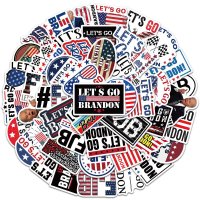 (image for) Let's Go Brandon Vinyl Decal Stickers President Biden Pack 50pc