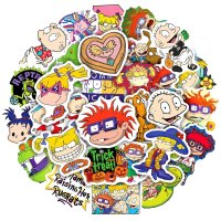 (image for) Rugrats Cartoon Decal Stickers Mixed Non Repeating 50 pcs