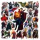 (image for) Superhero DC Marvel Decal Sticker Vinyl Non Repeating 100pc