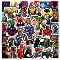 (image for) Superhero DC Marvel Decal Sticker Vinyl Non Repeating 100pc