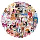 (image for) Brittany Spears Singer Vinyl Decal Stickers Non Repeating 50pcs