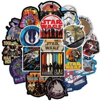 (image for) Star Wars #4 Vinyl Decal Stickers Neon Colors Non Repeating 50pc