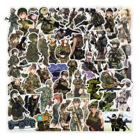 (image for) Military Soldier Women Female Sticker Vinyl Decal 50pcs (1381)