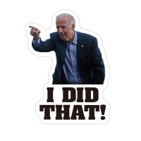 (image for) I Did That Vinyl Decal Stickers President Joe Biden Point 50pcs