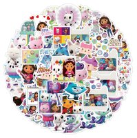 (image for) Gabby Dollhouse Sticker Vinyl Decal 50pcs