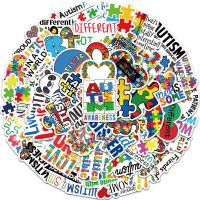 (image for) Autism Spectrum Disorder Sticker Decal Vinyl 50pc (1736)