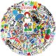 (image for) Autism Spectrum Disorder Sticker Decal Vinyl 50pc (1736)