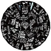 (image for) Quotes Black & White Sticker Decal Vinyl Stickers 61pcs (1822)