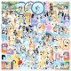 (image for) Bluey Cartoon Sticker Decal Vinyl Stickers 50pcs (1886)