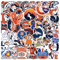 (image for) Denver Broncos Decal Vinyl Sticker Pack 50pc (1893)