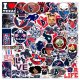 (image for) Houston Texans Decal Vinyl Sticker Pack 50pc (1895)