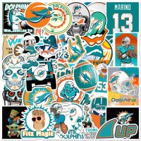 (image for) Miami Dolphins Sticker Decal Vinyl Stickers 50pcs (1899)