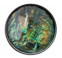 (image for) Snap Dichroic Jewelry - Darkest Green