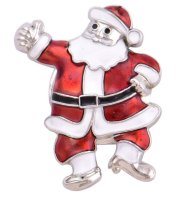 (image for) Snap Enamel Jewelry Christmas Santa Claus