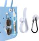 (image for) 3pc Hook & Carabiner Accessories White Compatible with all Bogg Bags