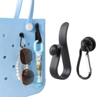 (image for) 3pc Hook & Carabiner Accessories Black Compatible with all Bogg Bags