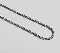 (image for) 925 Sterling Silver Magic Chain - Black & Silver 20"