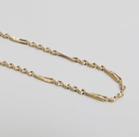 (image for) 925 Sterling Silver Twist Rope Chain - Rose Gold & Silver 16"