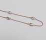 (image for) 925 Sterling Silver Moon Link Chain - Rose Gold 18"