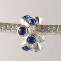(image for) Charm 925 - Crystals - Staggared ? Blue