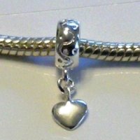 (image for) Charm 925 - Shiny Heart Drop