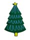 (image for) Christmas Tree Bag Charm Compatible for Bogg, Simply Southern & Other Major Brands