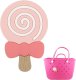 (image for) Lollipop Candy Bag Charm Compatible for Bogg, Simply Southern & Other Major Brands