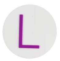 (image for) L - Round Letter Charm for Our Beach Bags Jumbo Charms Compatible for bogg, Simply Southern