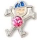 (image for) Memory Locket Charms Boy Birthstone October