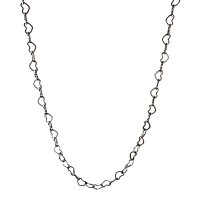 (image for) Stainless Steel Heart on Heart Chain