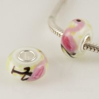 (image for) 925 Glass Theme Bead - Flamingo