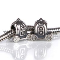 (image for) Charm 925 Silver - Princess Carriage